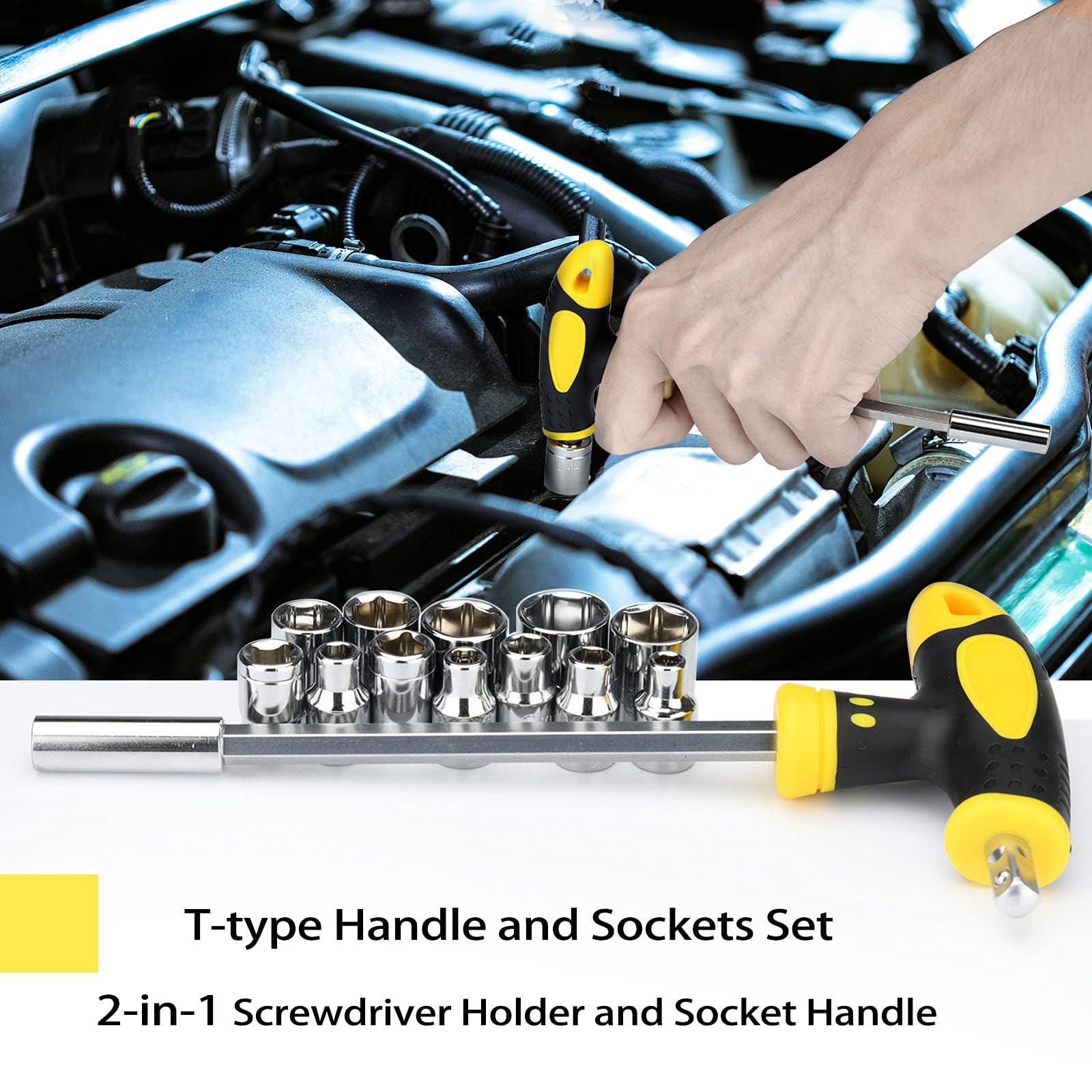 DOWELL 145-Stück Home Repair Tool Kit mit Werkzeugkasten - Komplettes Set von Haushalts-Handwerkzeugen einschließlich Hammer, Zange, Schraubendreher und Messband für Frauen/Männer