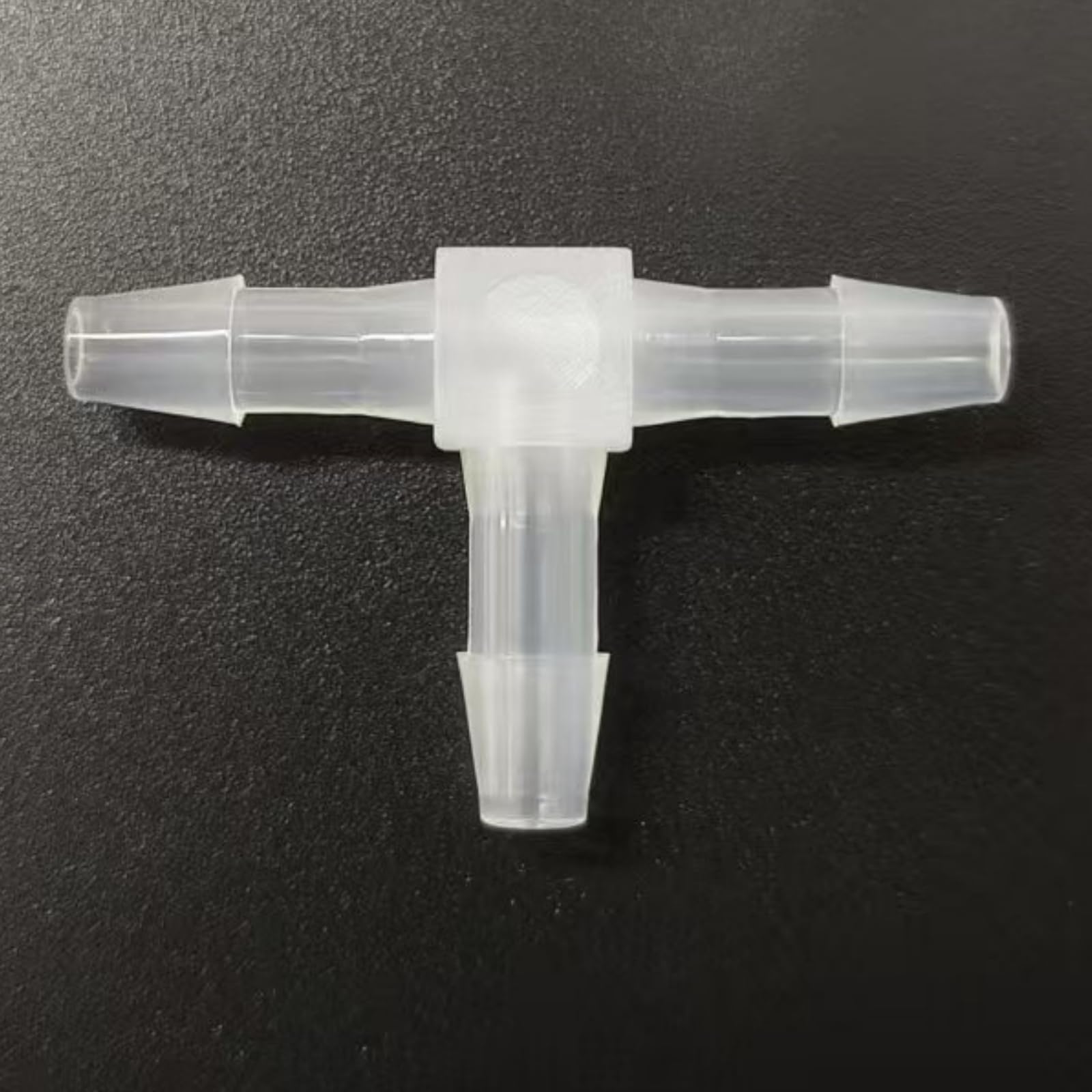 25 Pack Equal 3 Way T-Shaped Barbed Hose Fittings - Durable PP Hose Barb Tee Adapter(4.8mm 3/16inch Sq)