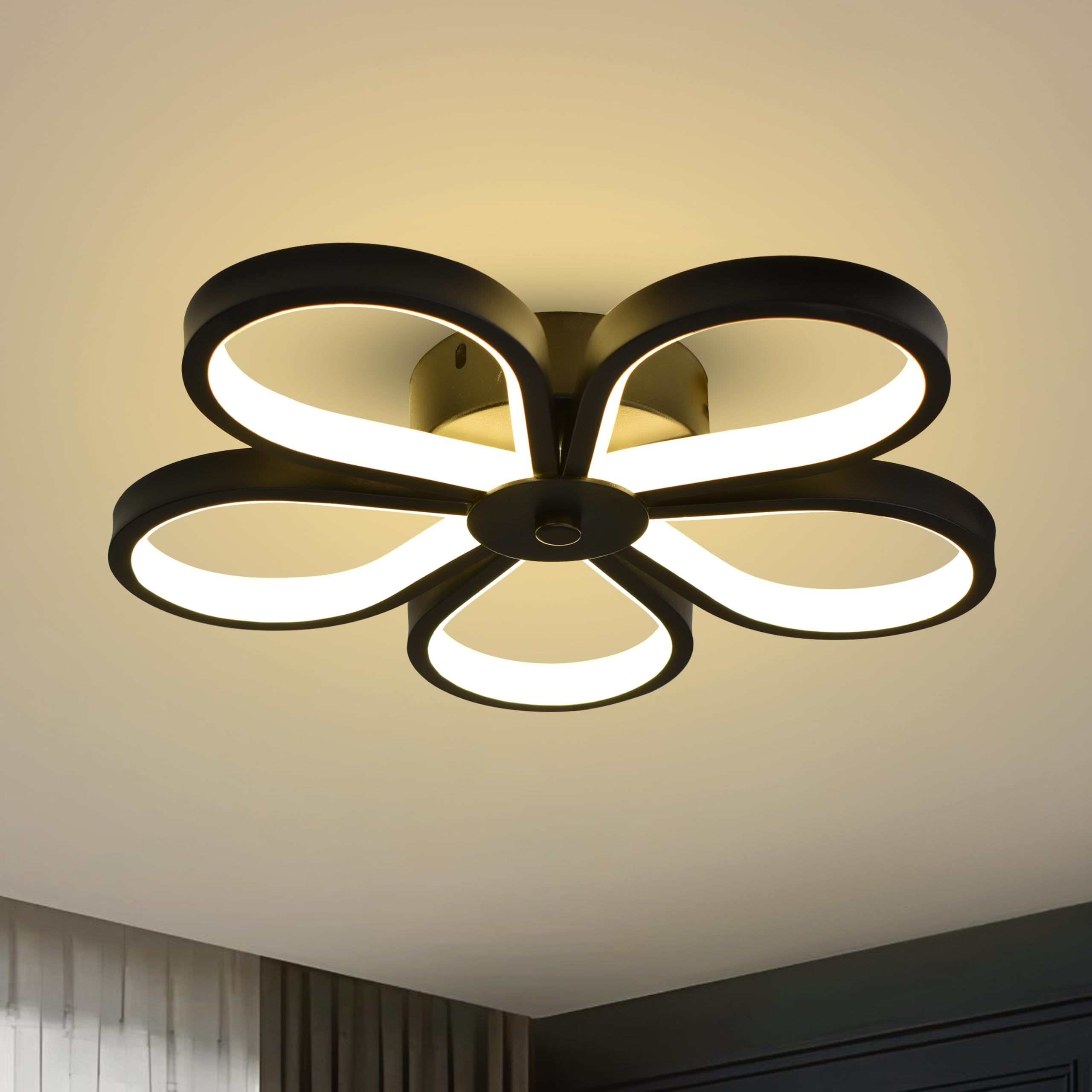 Smartway® -32 Watt Orchid Led Ceiling Light | Modern| Decorative | Office| Home Decorative| Dining| Bedroom | Living Room | (Warm Cold Natural White) Three Colour-image-33