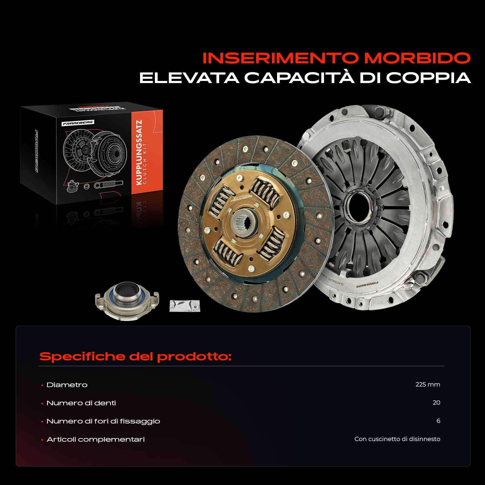Frankberg Kit frizione 20 denti 41300-39150