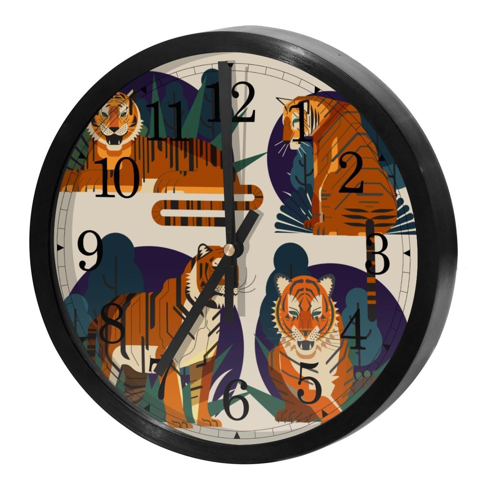 Horloge murale sans tic-tac mécanisme quartz précis et silencieux