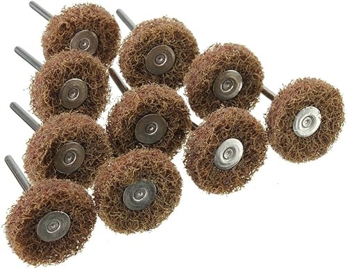 Miniatura 4 de yakamoz 40pcs 1.0-inch/25 mm abrasivo rueda de pulido Pulido rueda Set pulidores Buffers Kit de herramientas para Dremel Rotary Herramienta – 3.0