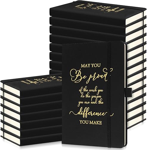 CNA - 20 unidades de regalos de agradecimiento para empleados, diarios de cuero, cuaderno de equipo para compañeros de trabajo, cuaderno inspirador