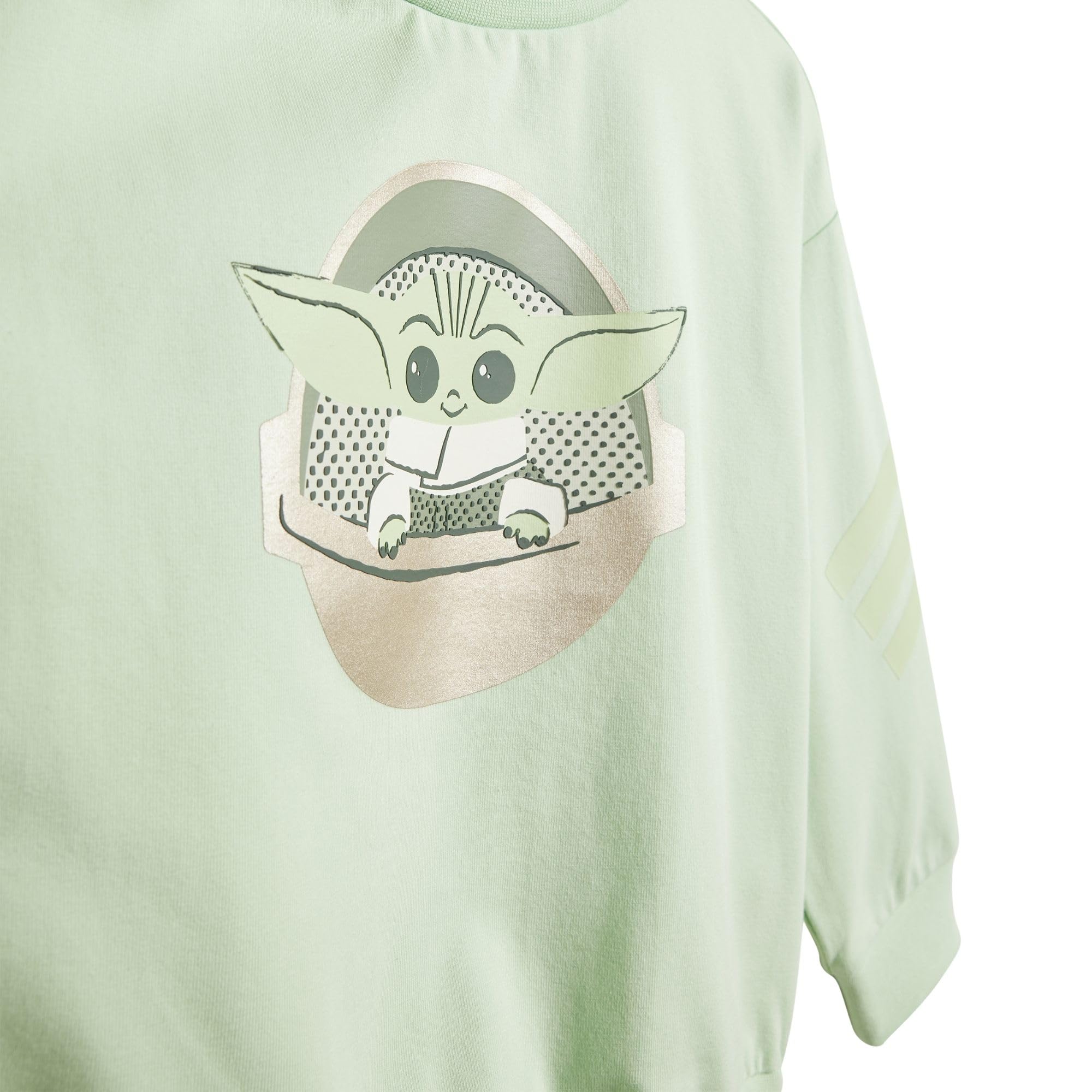 adidas Kombinezon dziecięcy Star Wars The Mandalorian, zielony - JF3631