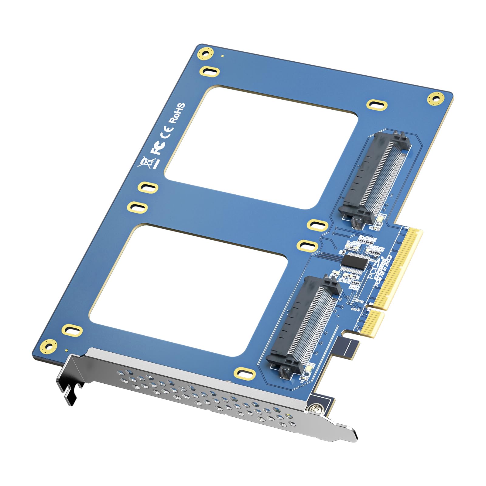 Amazon.com: H!Fiber Dual U.2 to PCIe X8 Adapter, SFF-8639 to PCIe Amazon.com: H!Fiber Dual U.2 to PCIe X8 Adapter, SFF-8639 to PCIe
