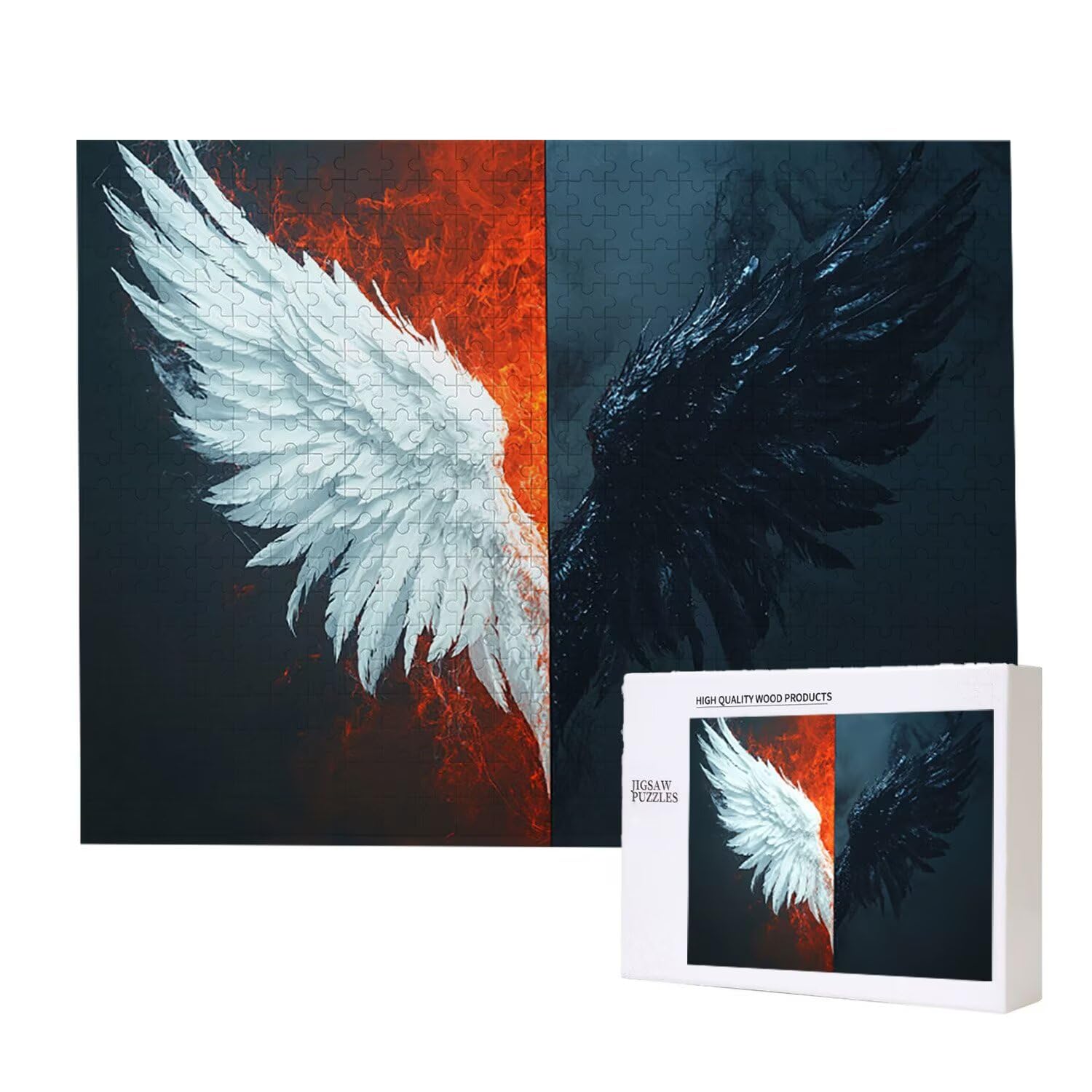 1500 Pezzi di Puzzle, Le ali degli angeli1500 Pezzi di Puzzle per Adulti, Regalo di Anniversario e Natale, Decorazione Della Casa, Prevenzione Della Degenerazione Cerebrale Negli Anziani v-813