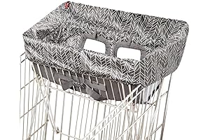 Protective Shopping Cart Covering - Take Cover Grey Feather