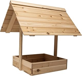 WERKA PRO Mangeoire Bois pour Poules 70 x 60 x h 70cm