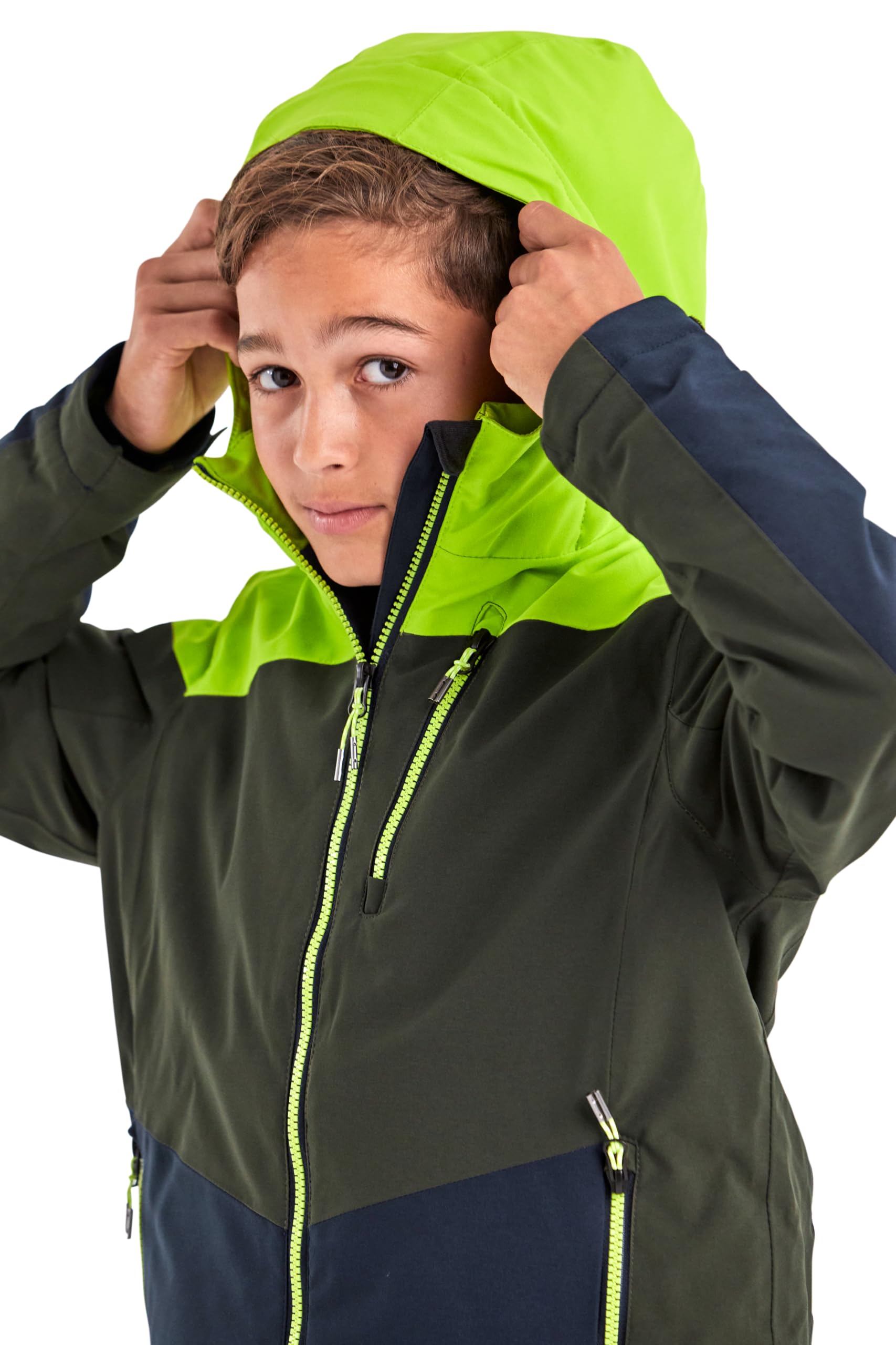 Killtec Ksw 161 Bys Ski Jckt Giacca da sci/giacca funzionale con cappuccio e paraneve Bambini e ragazzi