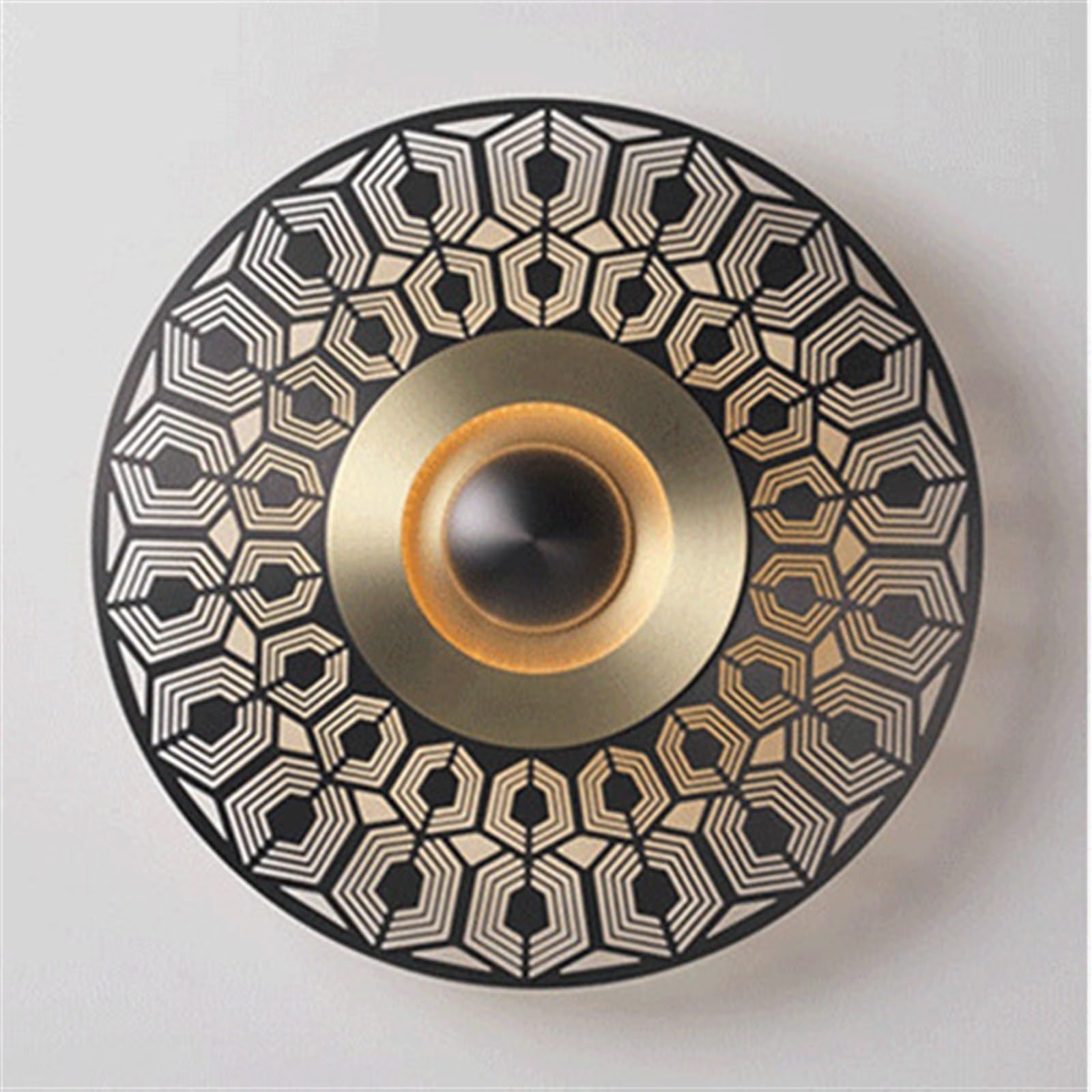 JXQJGYDQ Hollow Copper Creative Carved Wall Lamp Decoration Living Room Background Bedroom LED Lights Bedside Stairwell Sisle Sconces(Type F Turtle)