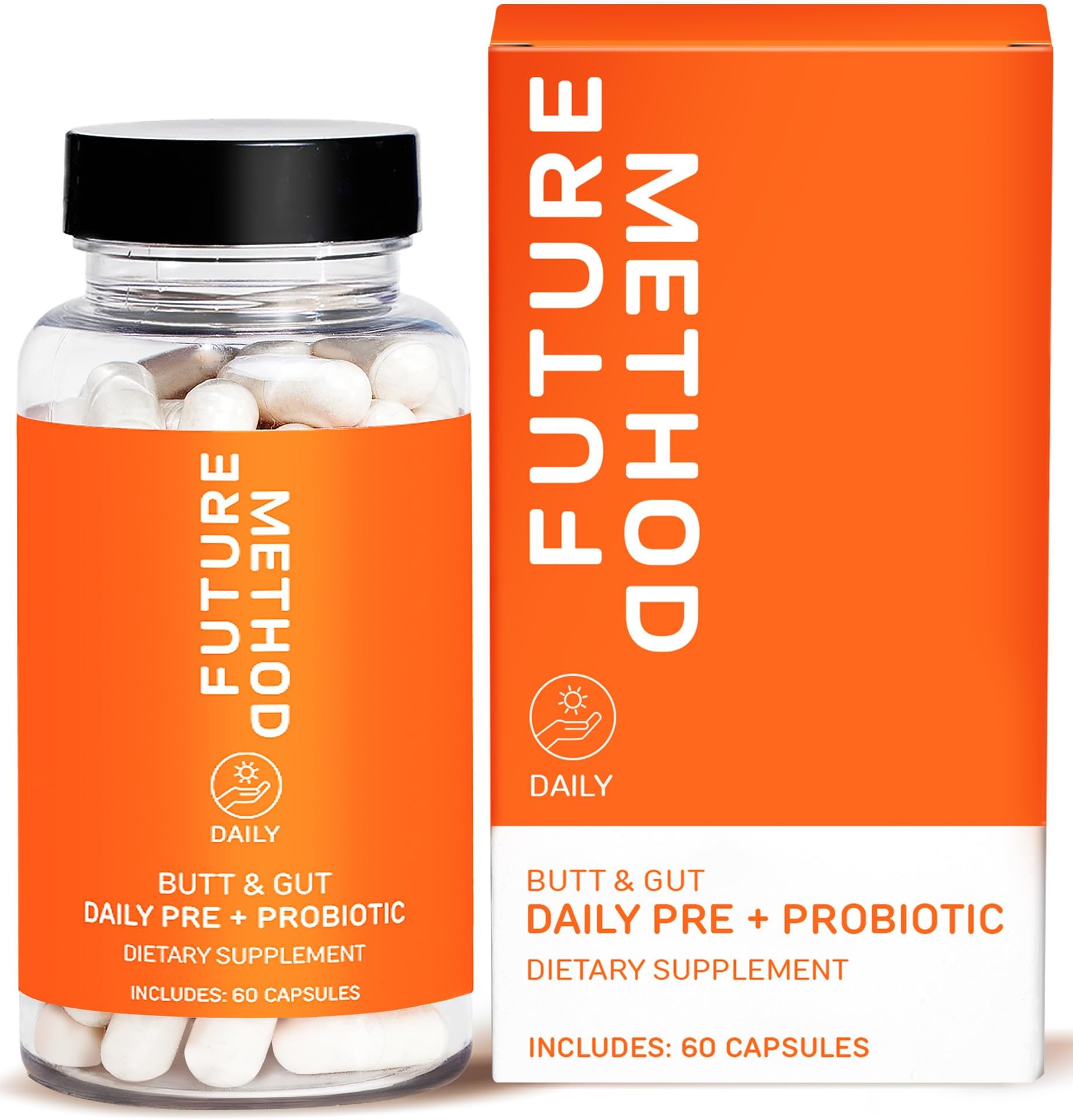 - Synbiotic Prebiotics for Men & Women - Probiotics & Prebiotic Supplement for Digestion, Immunity & Regularity (60ct)