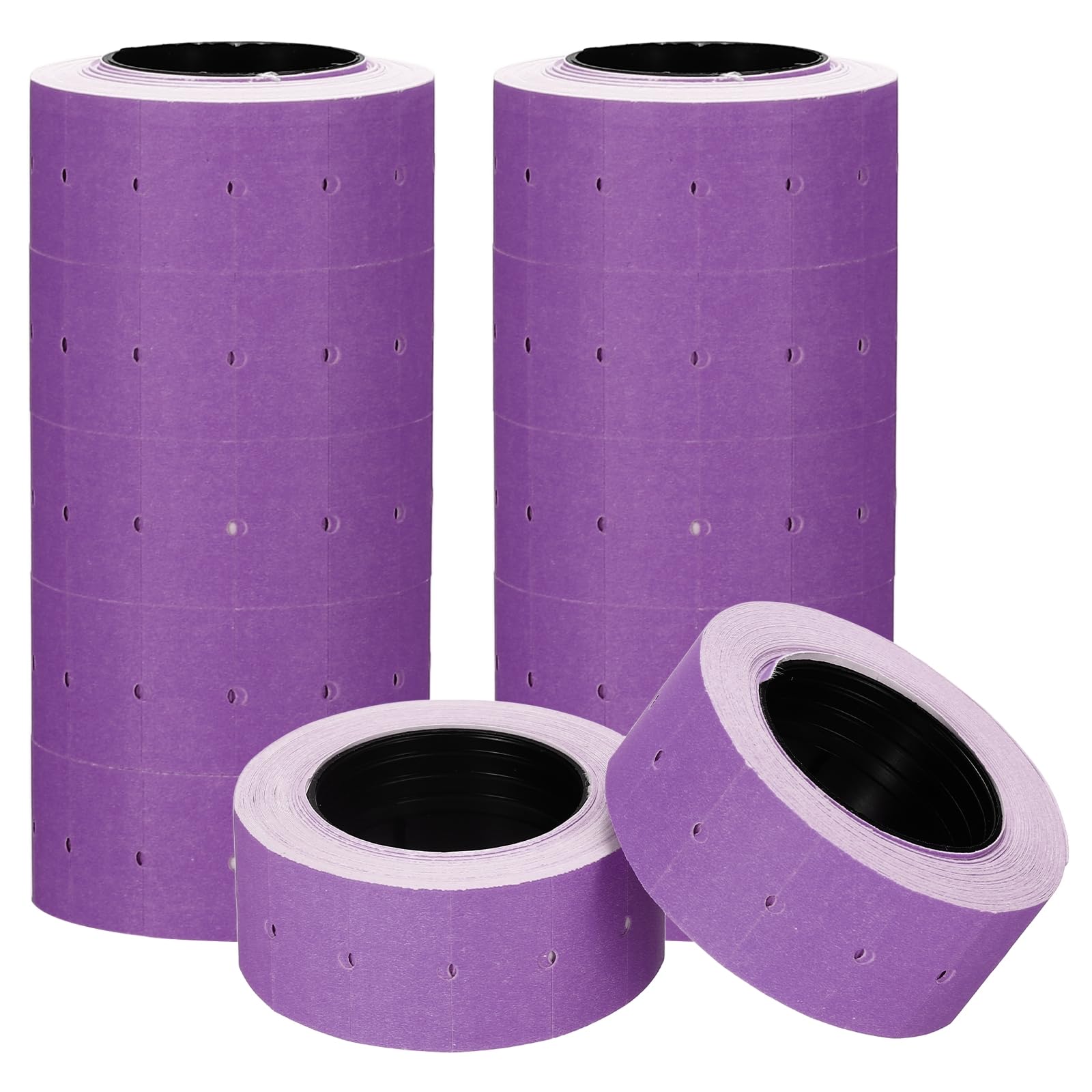 PATIKIL Price Gun Labels for Mx-5500, (10 Roll 6000Pcs, Purple), Sticky Price Marker Label Stickers Blank Tag Stickers, Suit for - Retail Shop Office