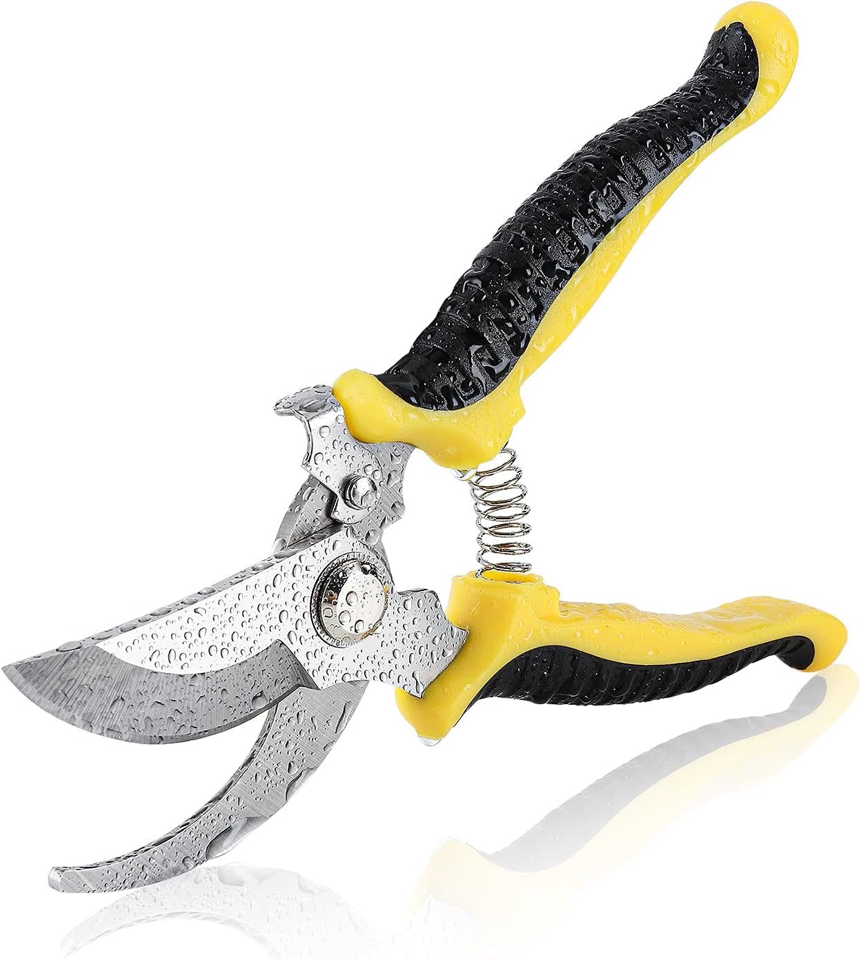 LUCKIESTCA Pruning Shears,Handheld Garden Pruner,Plant Scissors, Bypass Ratchet Pruners,1.2