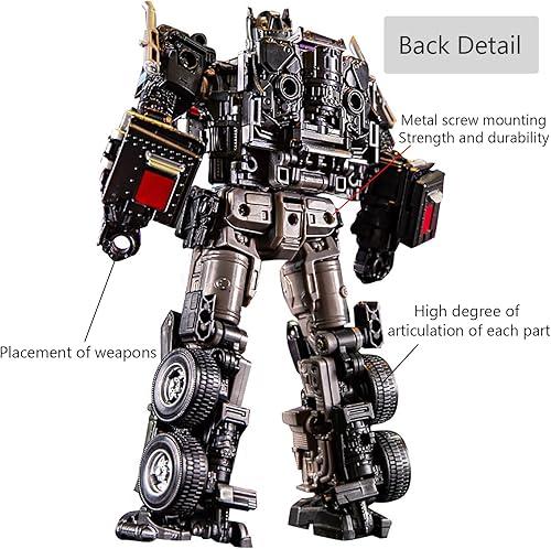 Miniatura 3 de QCCX Juguetes de Robots de Coches, Figuras de Acción de Deformación para Niños y Niñas de 6 años en adelante, Transformados en Juguetes de Coches