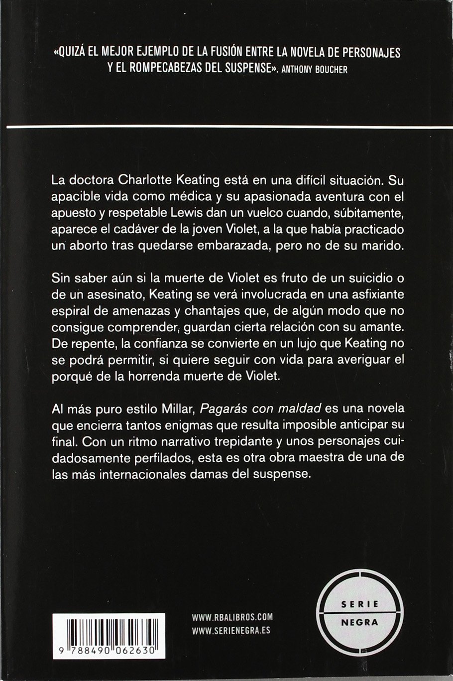 Pagarás con maldad (Serie Negra)