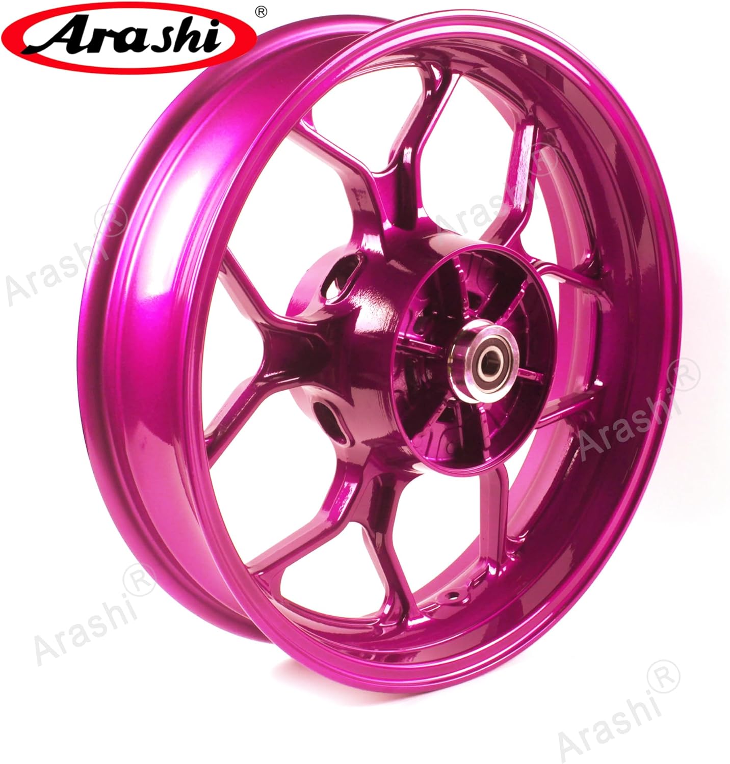 Arashi Rear Wheel Rim for Yamaha YZF R3 R25 2015-2025 ABS include, MT03 MT25 2015-2025, Motorcycle Replacement Accessories Parts Pink