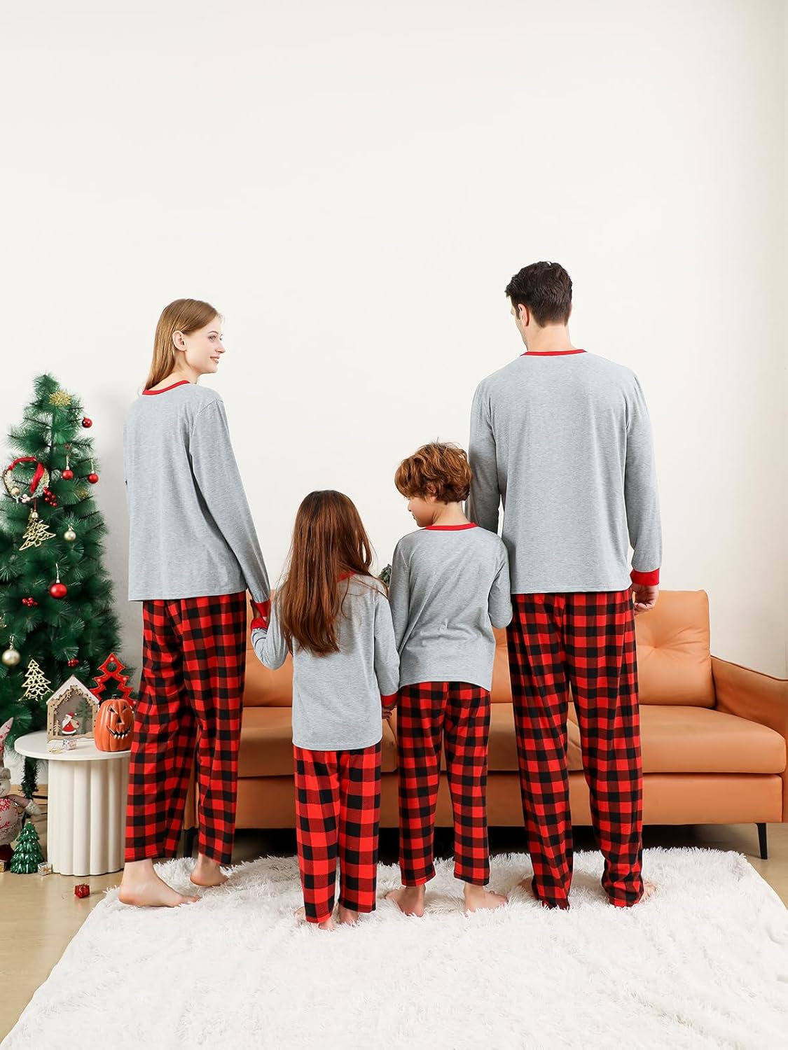 Family Christmas Pajamas Matching Sets for Adult, Matching Christmas Pajamas 2 Piece Outfit Christmas Pjs - Image 4