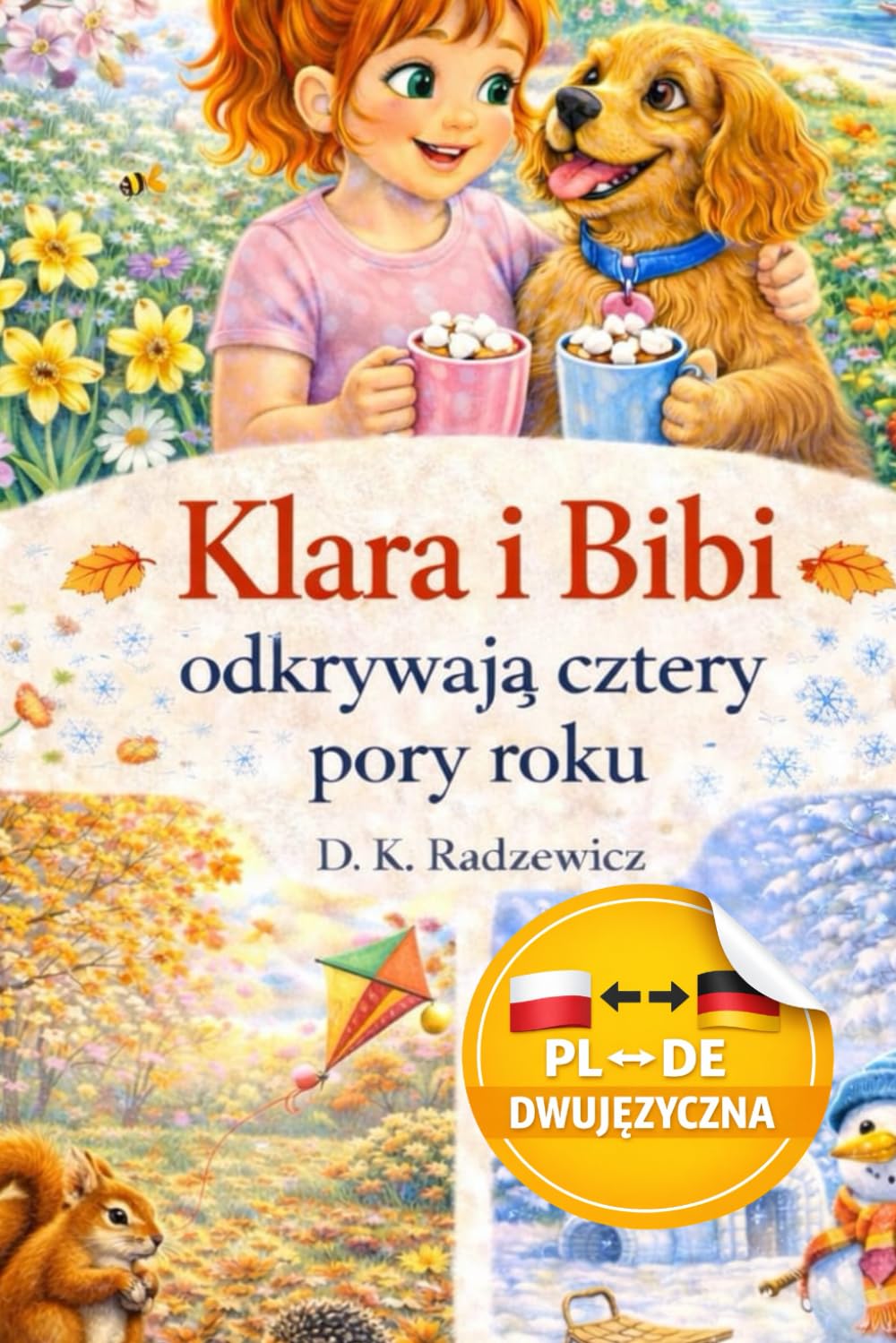 Klara und Bibi entdecken die vier Jahreszeiten: Klara i Bibi odkrywają cztery pory roku (Klara & Bibi – Zweisprachige Bücher (Deutsch–Polnisch))