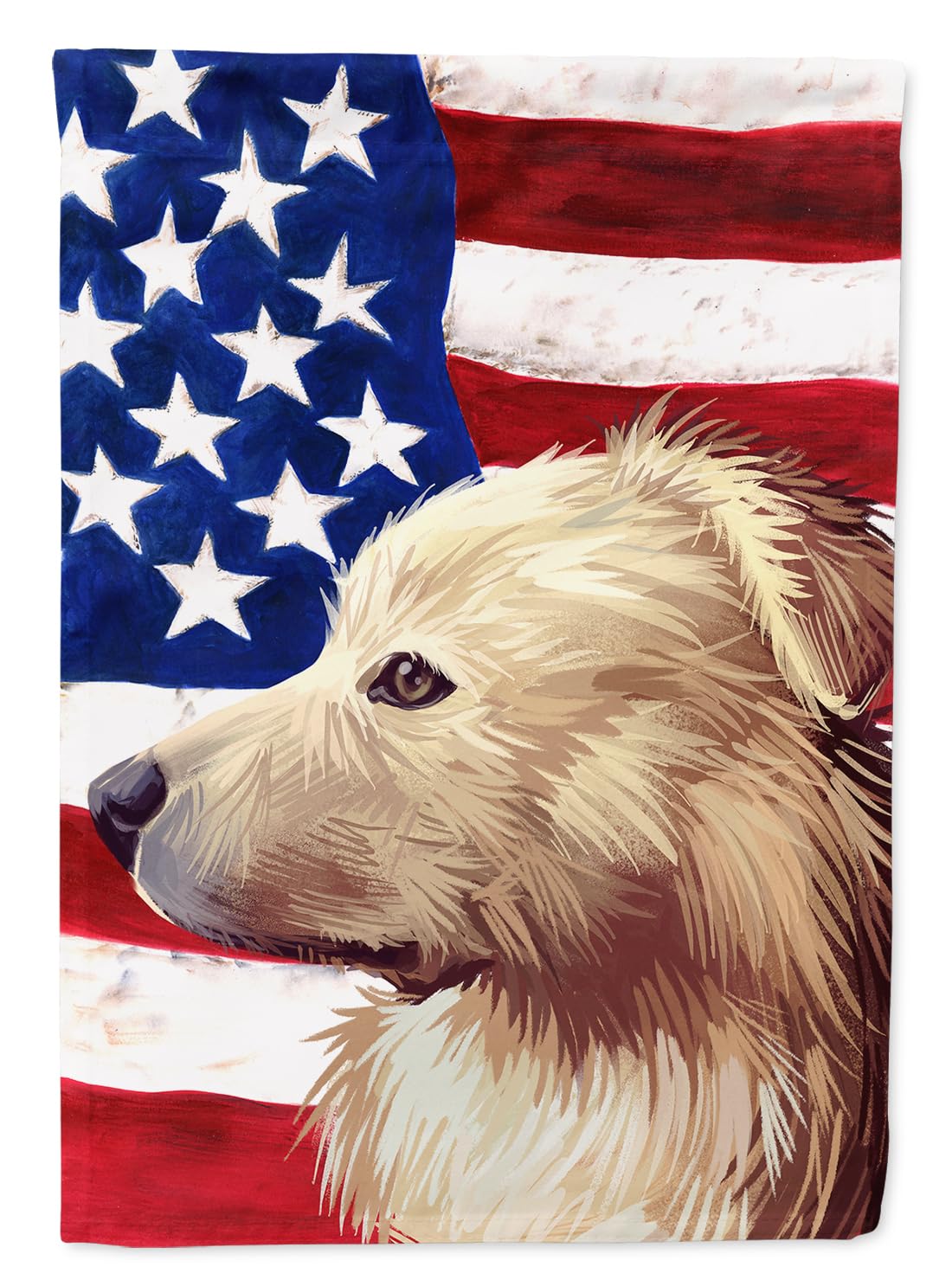 Drapeau Himalayan Sheepdog grand format pour jardin et decoration de maison americaine