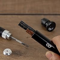 Vista 5 de CyclingDeal Mountain MTB - Kit de tapones de reparación de neumáticos sin cámara para bicicleta de carretera, tienda en el interior del manillar