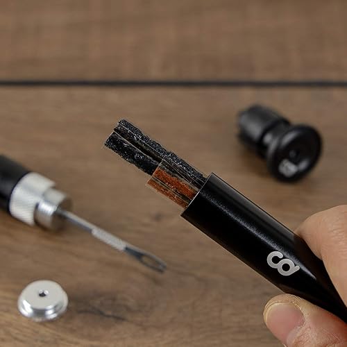 Miniatura 5 de Mountain MTB - Kit de tapones de reparación de neumáticos sin cámara para bicicleta de carretera, tienda en el interior del manillar, arregla un