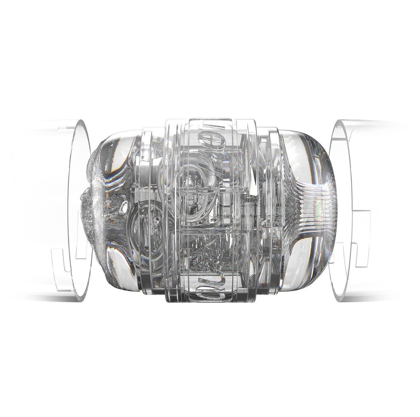 Fleshlight - Autumn Falls Quickshot - Masturbador Masculino Real - Textura Superskin - Diseño Compacto y Transparente - con 2 Orificios de Entrada - Placer Extremo - Fácil de Limpiar