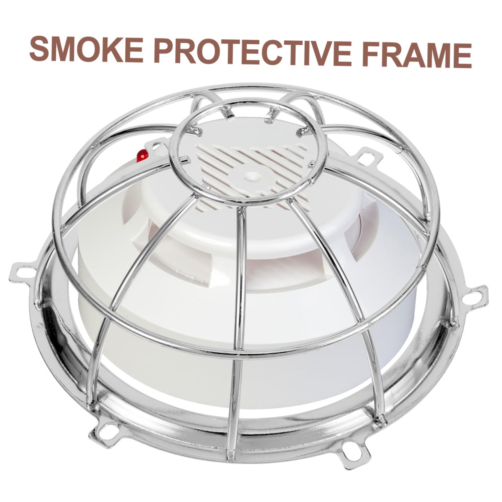 4 Piezas Protector para Detector de Humo de Resistente Protectora para Sistema de Supresión de Incendios Fácil Instalación Protección para Alarmas Electrónicas