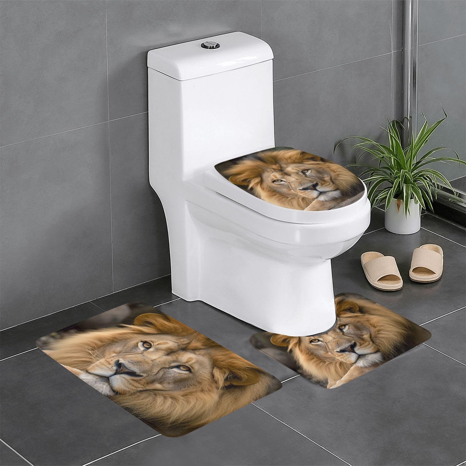 Tapis de douche en microfibre douce lot de 3 pour une salle de bain chaleureuse