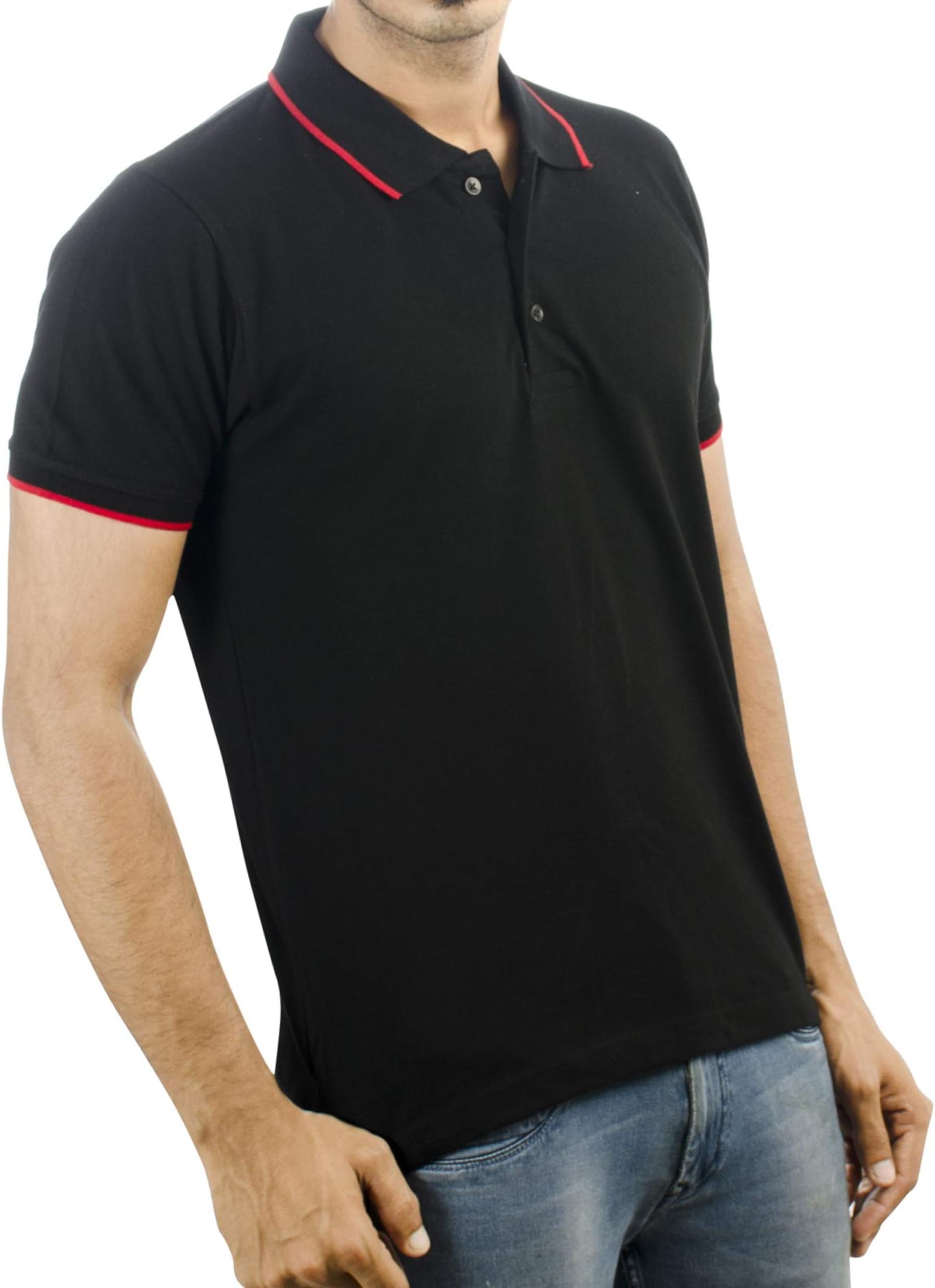 Mens Cotton Polo,Collar Half Sleeve Tshirt