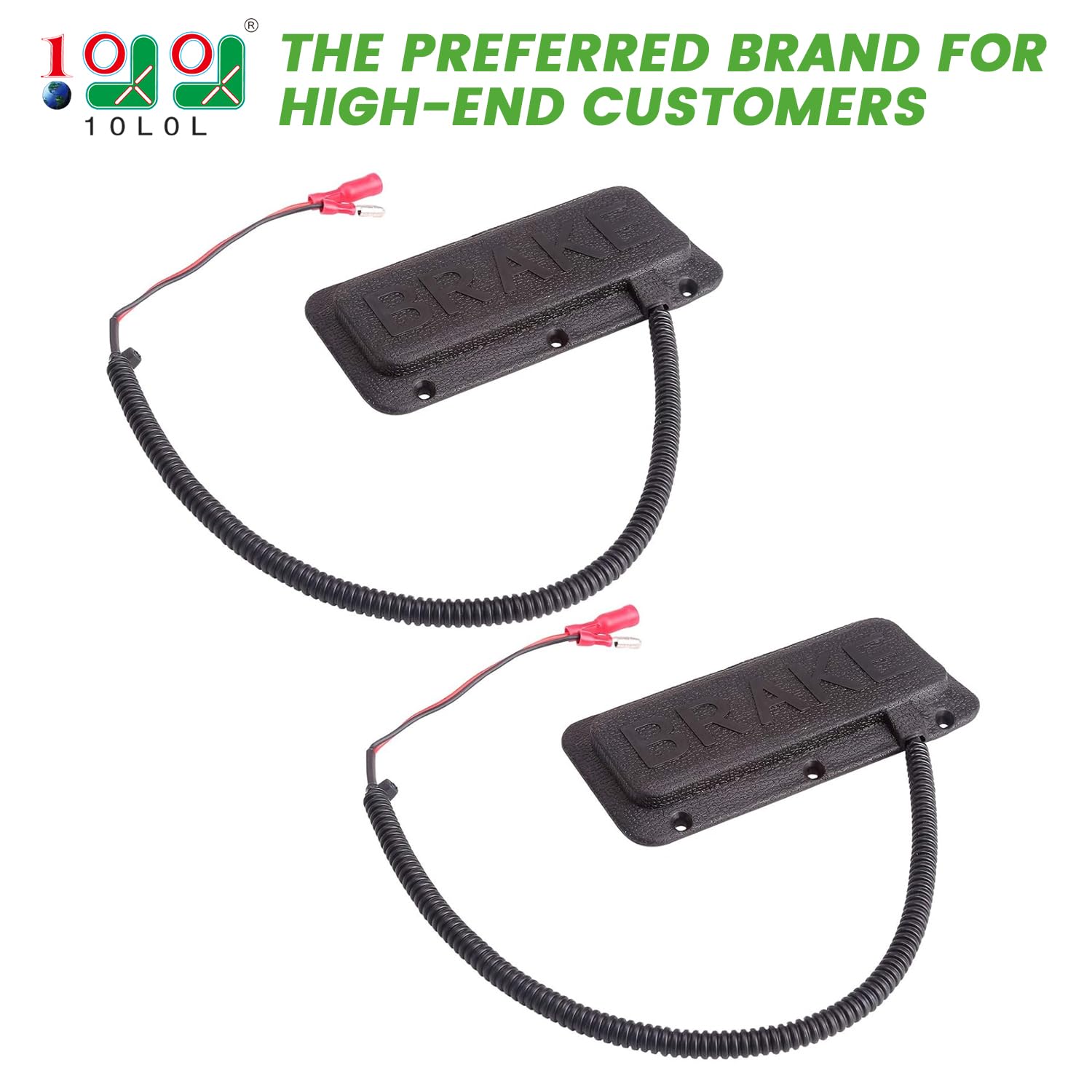 10L0L Universal Golf Cart Brake Light Switch/Brake Pad Switch for Club CAR EZGO and Yamaha Models (2 Packs)