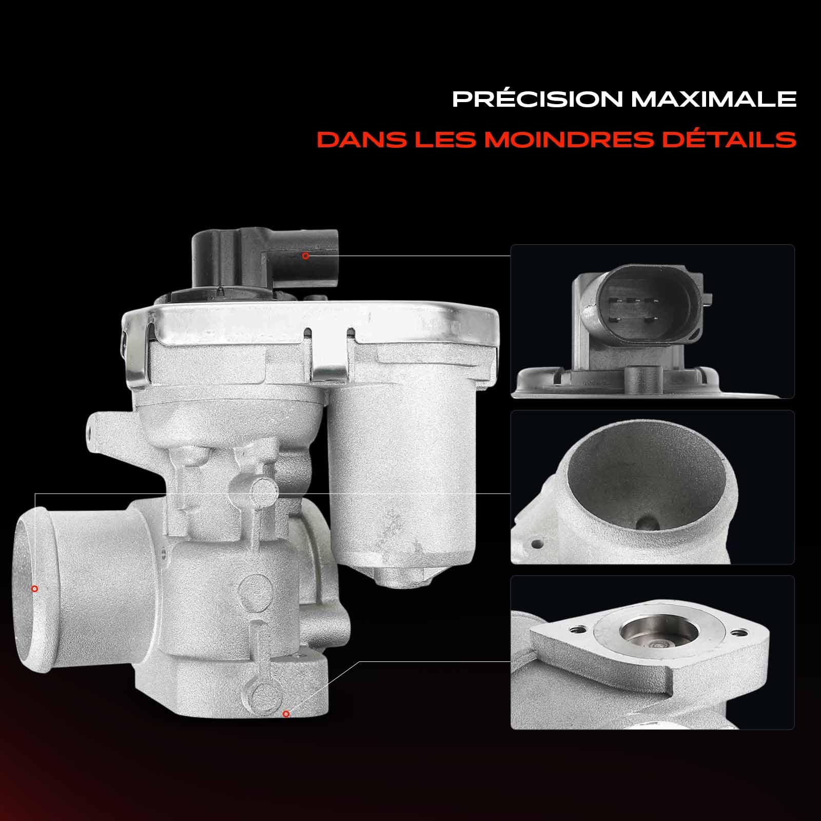 Frankberg Vanne EGR de recirculation des gaz d'échappement 1477144 | Compatible avec: Mondeo III Berline B4Y, Mondeo III B5Y, X-Type Break X400, Tournoi Mondeo III BWY, X-Type X400