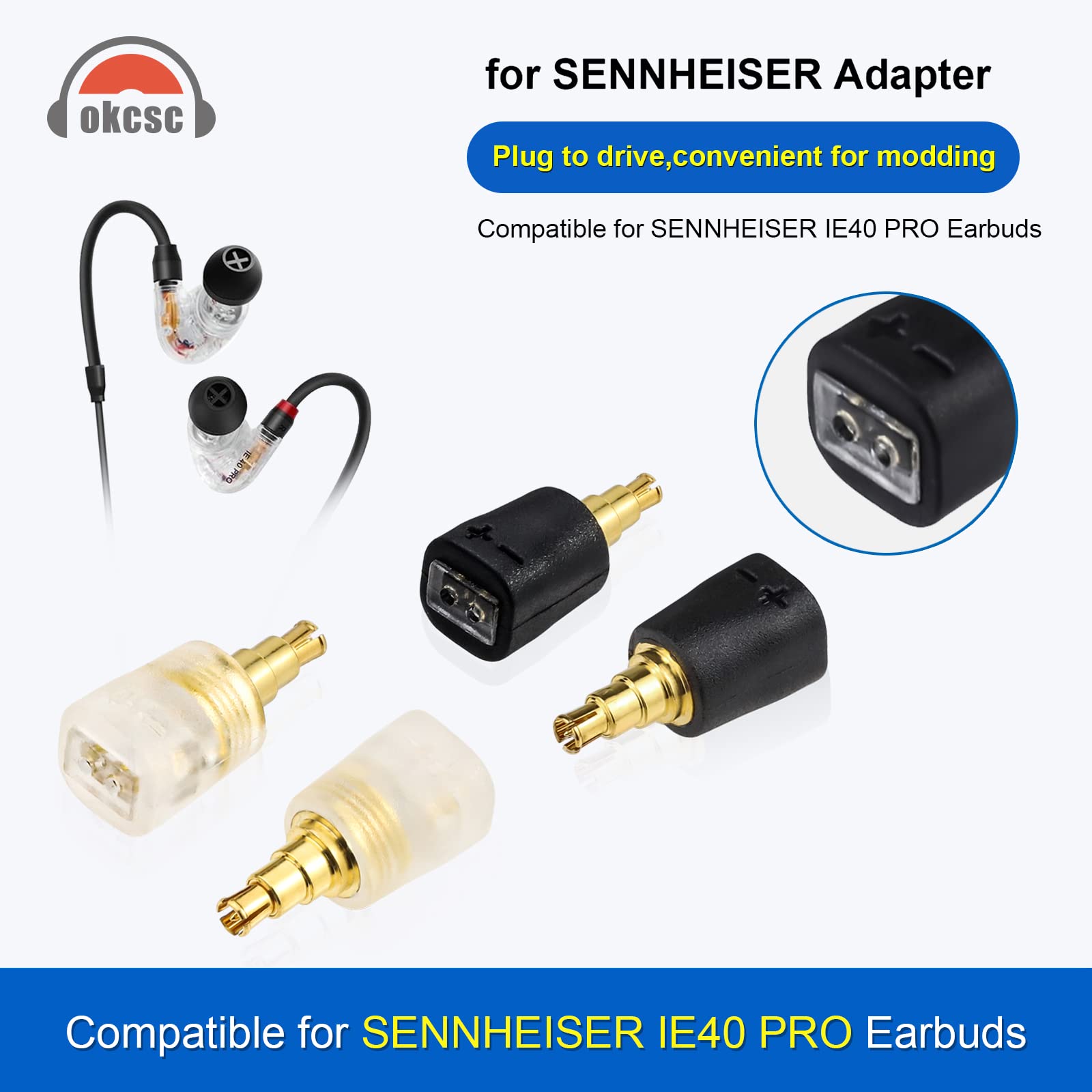 Amazon.com: okcsc 0.78 2pin Cable Female(Cable Side) Connector