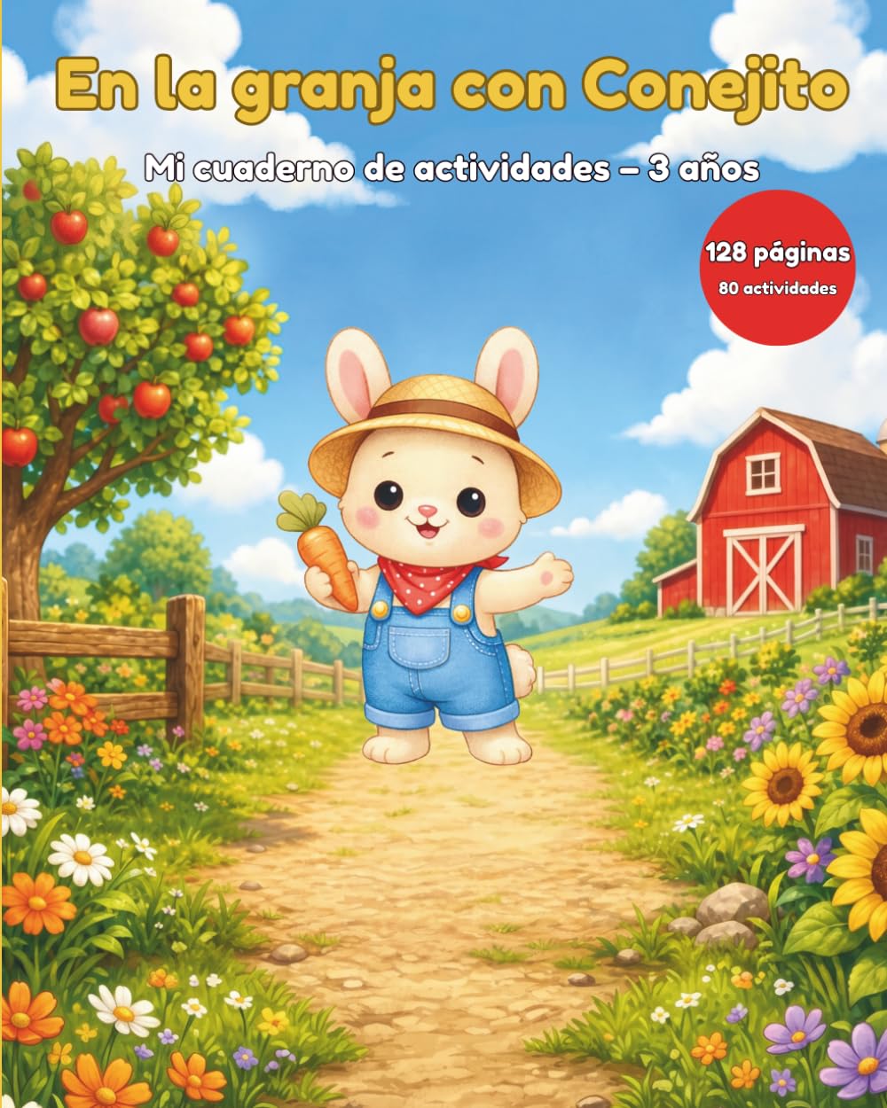 En la granja con Conejito: Mi cuaderno de actividades – 3 años