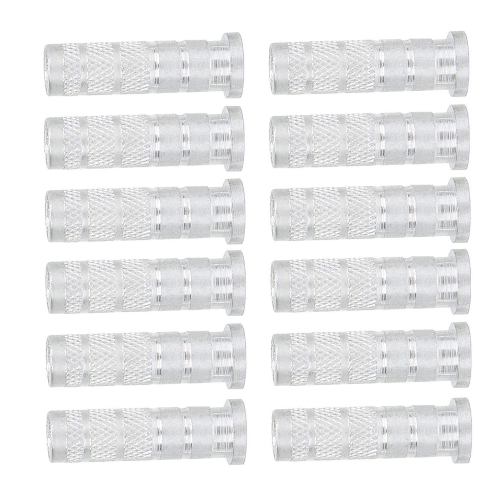Cocoarm Lot de 12 flèches en aluminium pour tir à l'arc - Inserts de flèches en aluminium - Base légère de 6,2 mm de diamètre - Pointe de flèche - Entraînement du tir à l'arc
