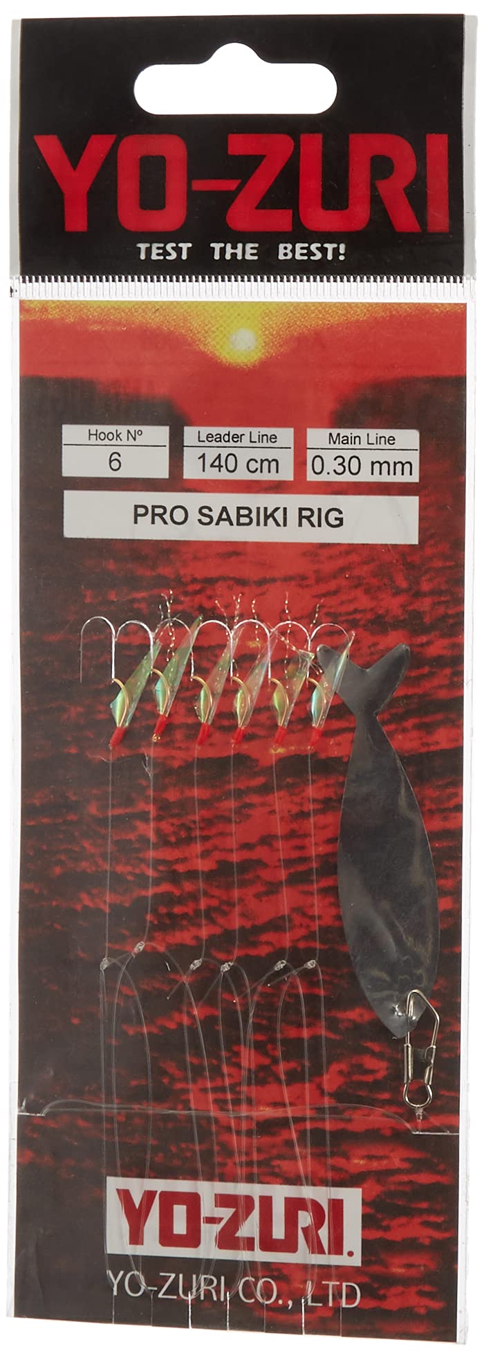 Yo-Zuri 027008 Yo-zuri̇ Y217-006 Sabiki Rig No: 6 30mm 140cm Çaparı, Beyaz