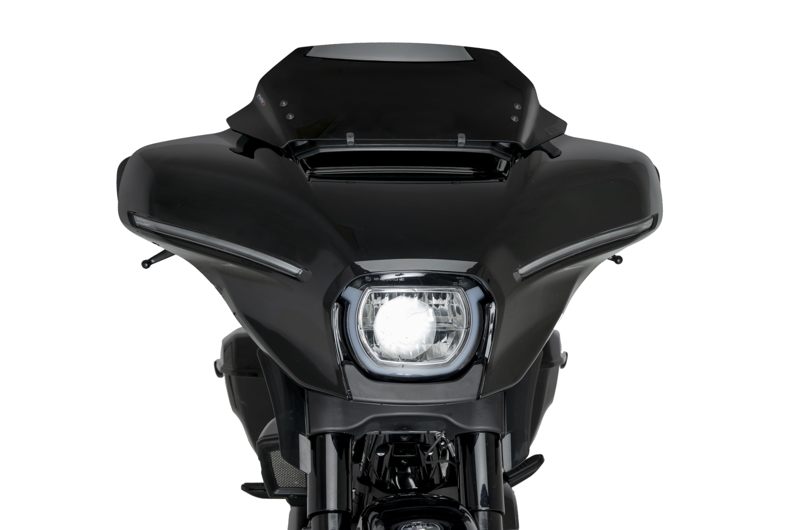 Puig 22109F High-Road Sport aus hochfestem PMMA mit aerodynamischem Design zur Verbesserung von Komfort und Reduzierung von Turbulenzen, Dunkel getönt
