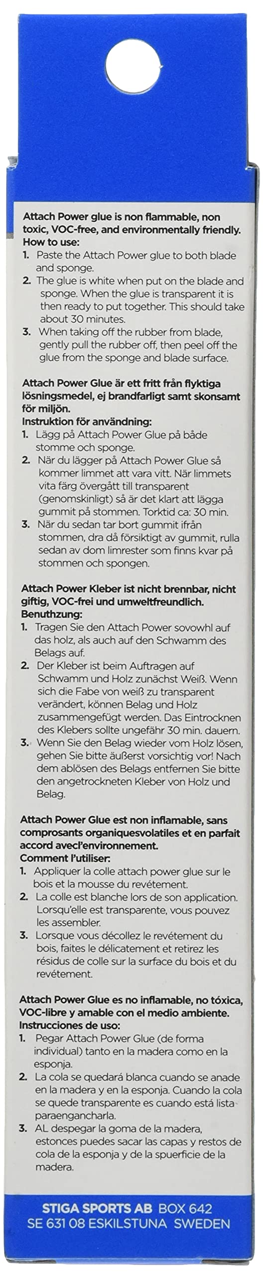 Amazon | スティガ(STIGA) 卓球 接着剤 アタッチパワーグルー 100ml