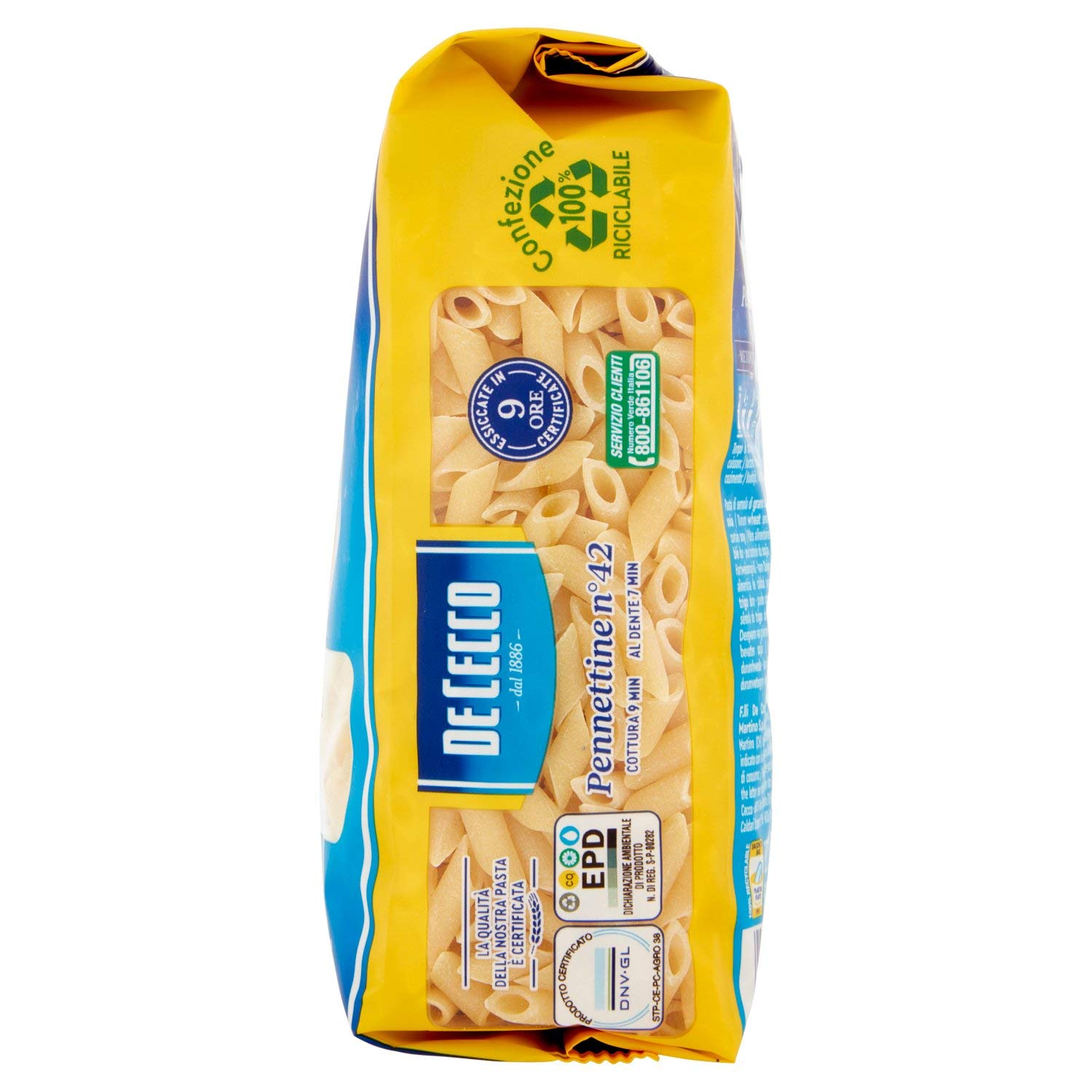 De Cecco Pasta 500 Plumas - [Pack de 24]