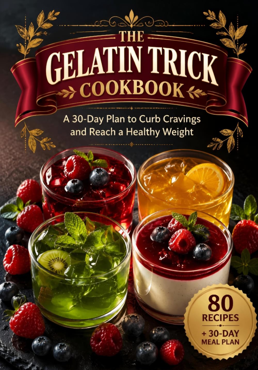 The Gelatin Trick Cookbook: A 30-Day Plan to Curb Cravings and Reach a Healthy Weight