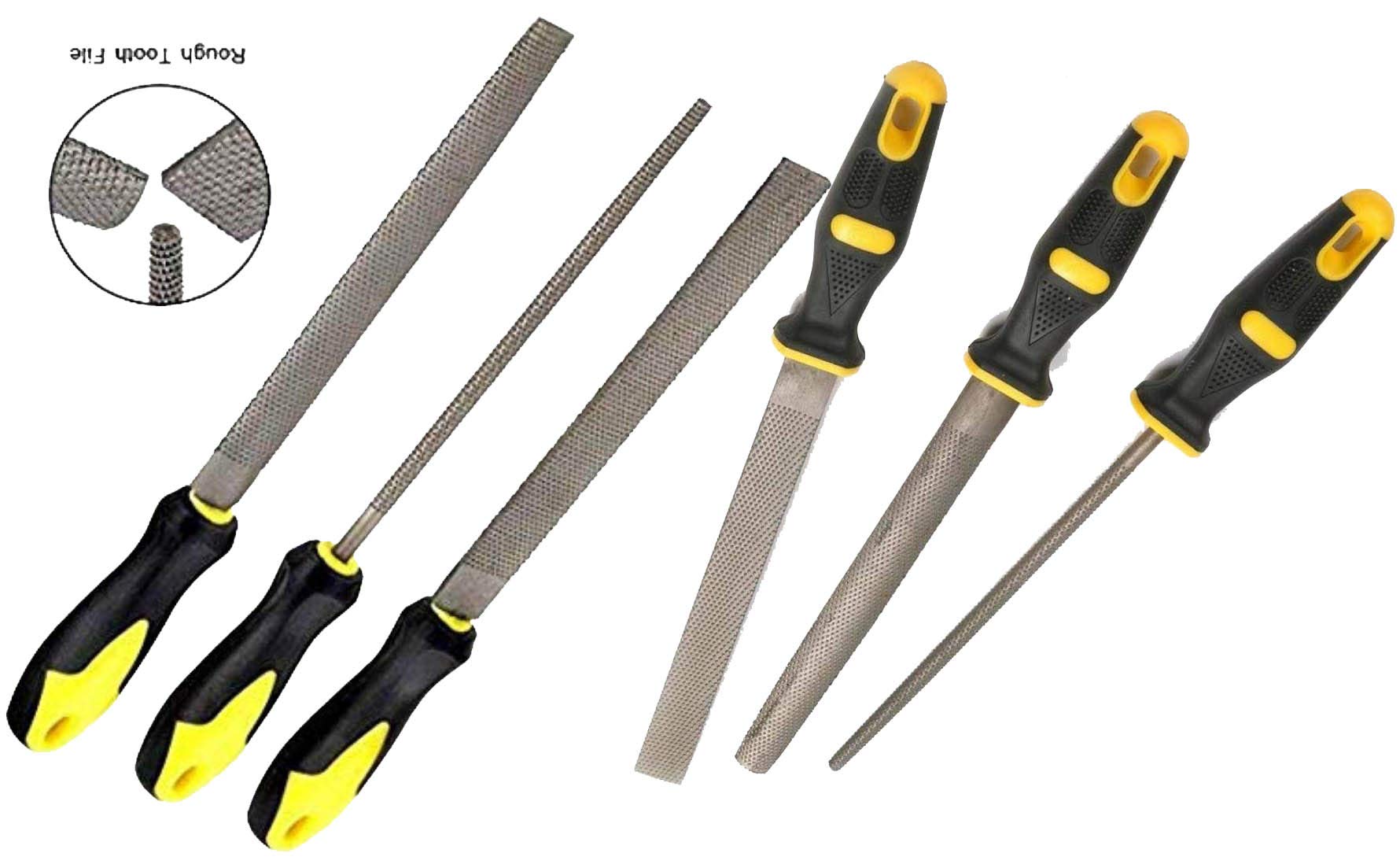 DIY Crafts Adjustive Wood Rasp File Wood Working Rasper Set (Pack of 3 pcs) (Pack Of 6 Pcs 1 Set 3x2, Rasp File) 4