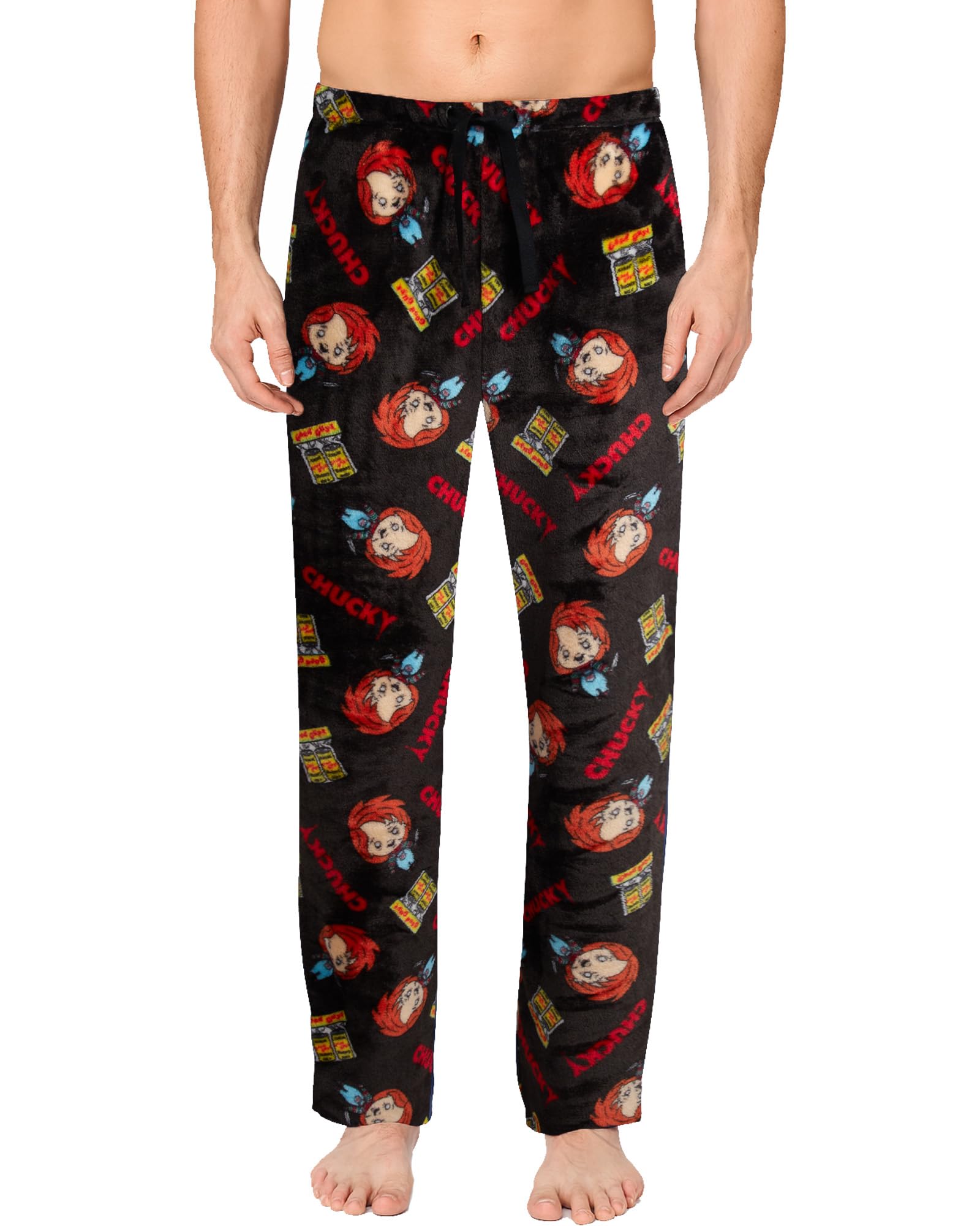 coco brands Chucky Men's All Over Print Pajama Pant with Adjustable, Elastic Waistband - Soft, Silky Sleepwear-picture-27