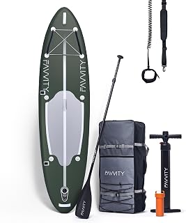 Stand-Up Paddling Board aufblasbar - Stilvoll Sub ultraleichtes SUP-Board | SUP Board Set Halb-Carbon 150kg Allrounder Stand-up Paddle-Board | Standup Paddle Board - FAVVITY