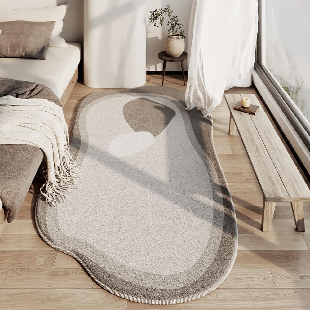 Tapis de chambre 140x200 cm doux et léger pour salon moderne