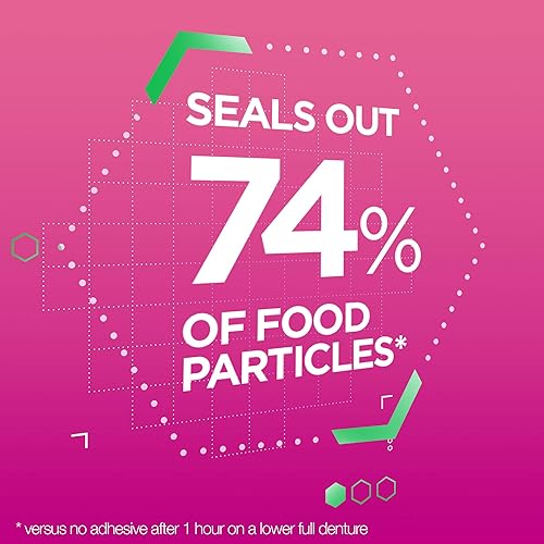 Miniatura 11 de Super Poligrip Crema adhesiva original para dentaduras, sin zinc, para dentaduras postizas, 2.4 onzas (paquete de 4) Blanco,Blanco, menta