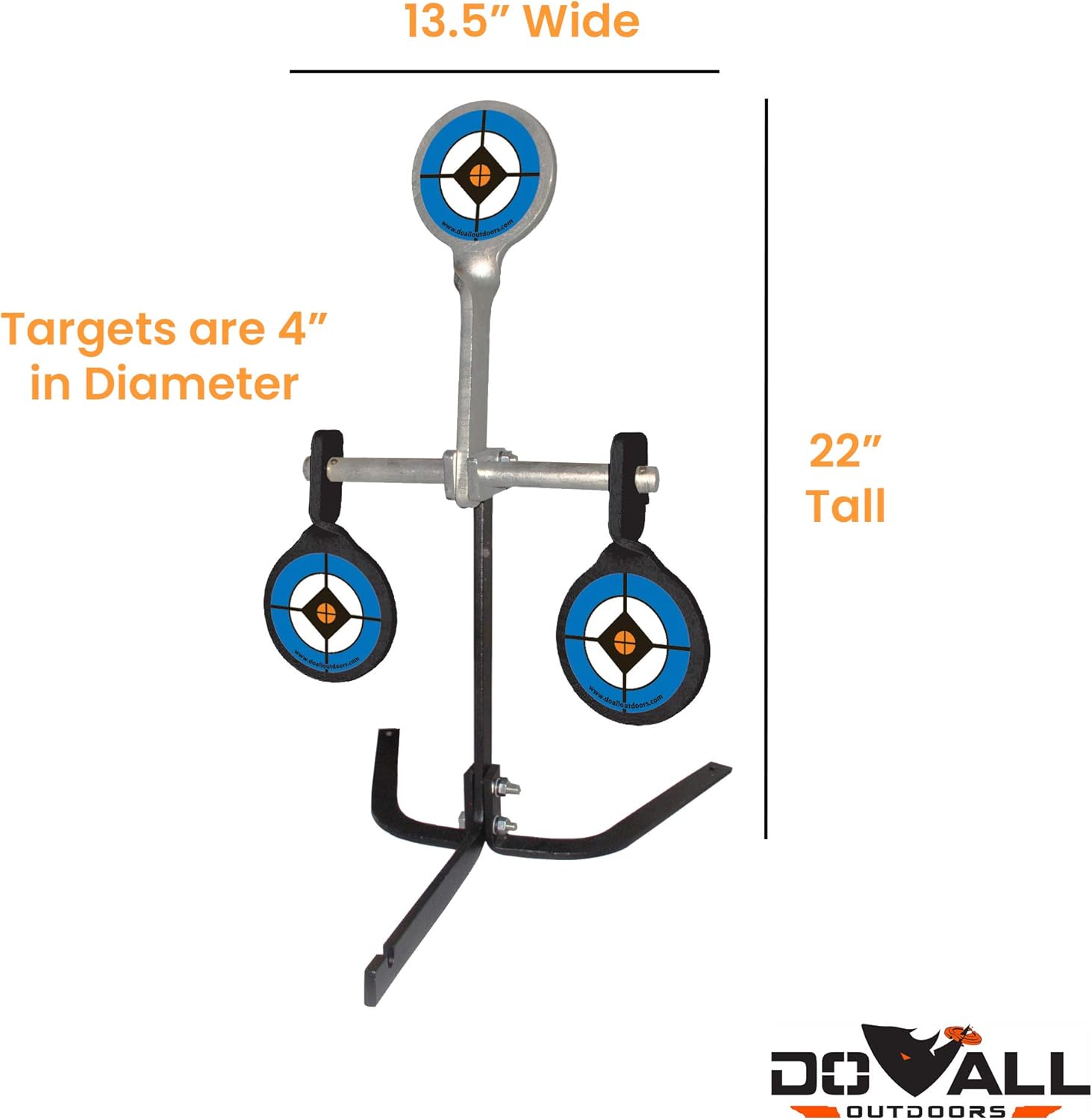 Do All Outdoors Auto Reset .38/.44 Shooting Target : Hunting Targets And Accessories : Sports & Outdoors