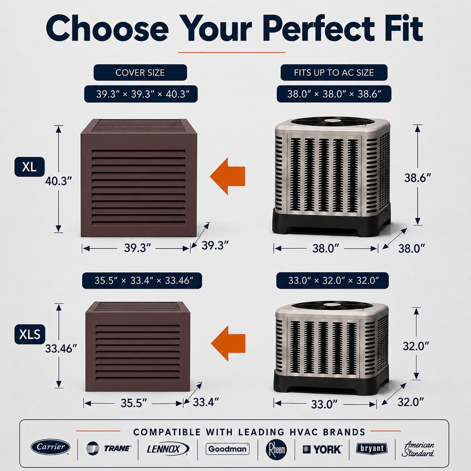 AirDeko HVAC AC Cover, Decorative Aluminum Condenser Cover, Outdoor image 2