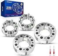 Vista 121 de KAX Espaciadores de rueda 4x4, adaptadores de espaciadores de rueda de 1" con pernos de 1/2" x20, diámetro del cubo de 59 mm, 2 piezas para Xpress
