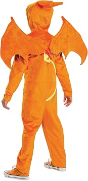 Disguise Pokemon Charizard Costume, Official Pokemon Costume for Kids, Medium (7-8)