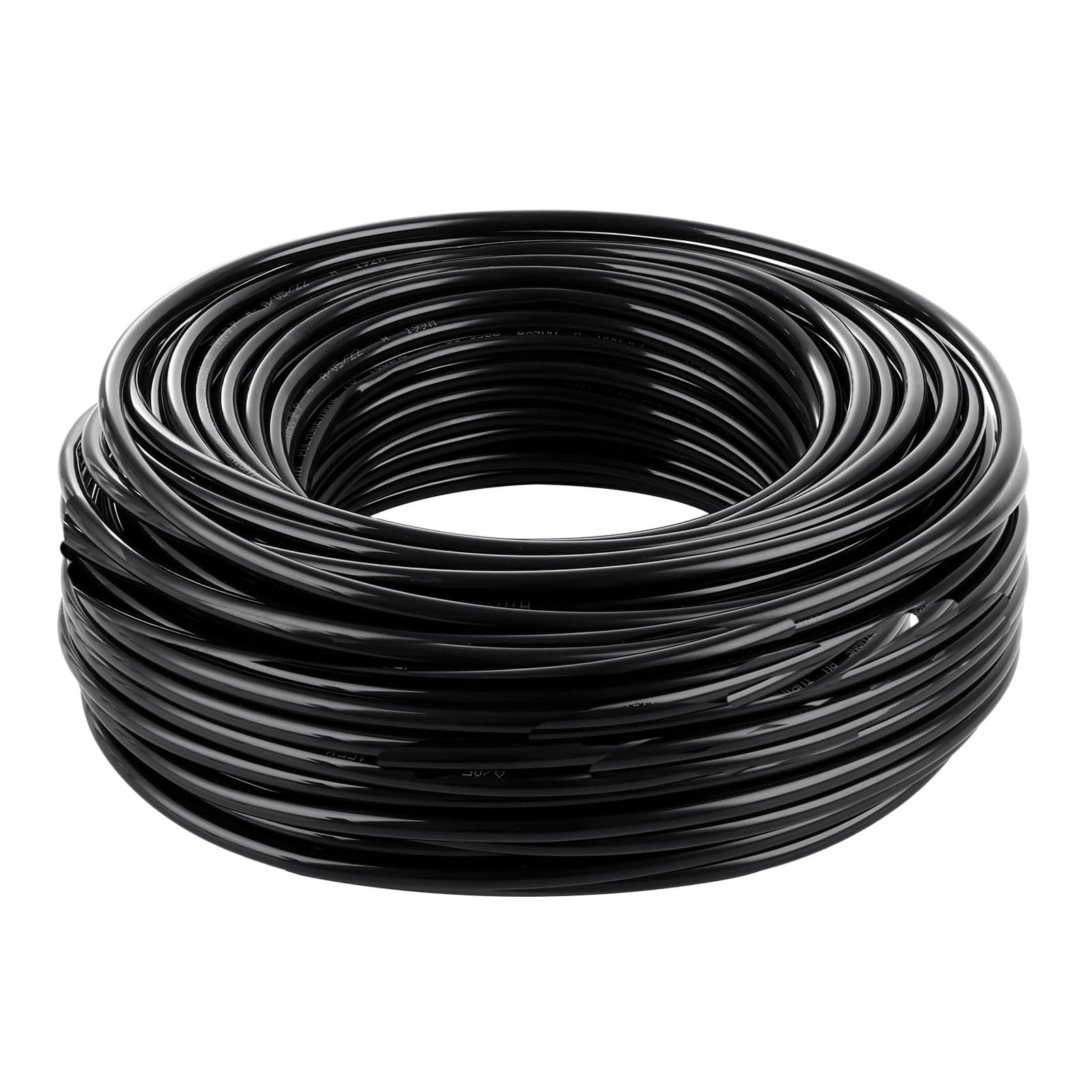 UZAMIRLEX Micro Irrigation Tube, PE Drip Irrigation Tubing Roll Black Multiple Lengths(12mm,20m(65ft))