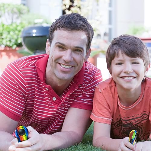 Miniatura 134 de WTYCD El Fidget Retro original: Juego de control clásico de goma Fidget Focus Toy con funciones de 8 vueltas y cordón - perfecto para aliviar